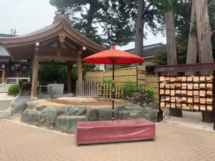中野沼袋氷川神社の庭園