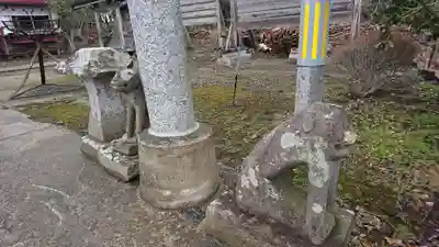 荒雄川神社の狛犬