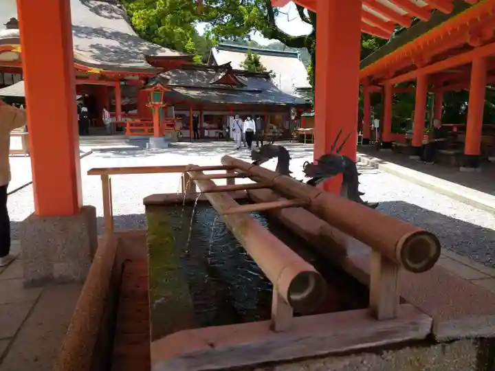 熊野那智大社の手水舎