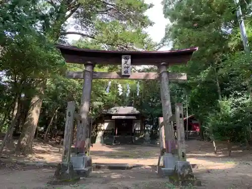 面足神社の鳥居