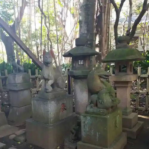 渋谷氷川神社の狛犬