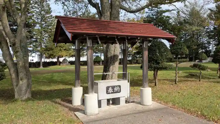 更別神社の手水舎