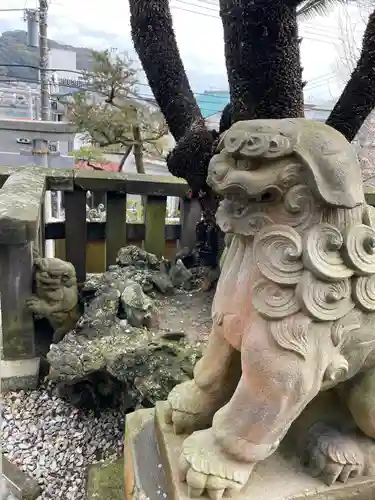 叶神社 (西叶神社)の狛犬