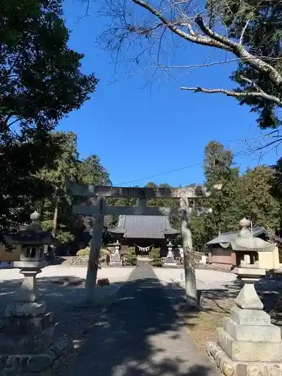 庭野神社の鳥居