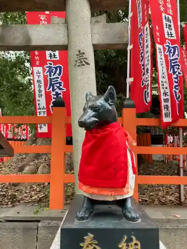 楠珺社（住吉大社末社）の狛犬