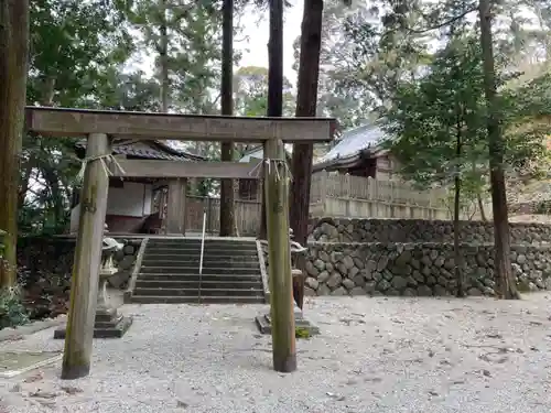 大河内神社の鳥居