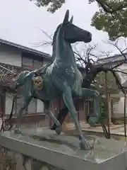 八幡神社の狛犬