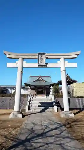 栗木御嶽神社の鳥居