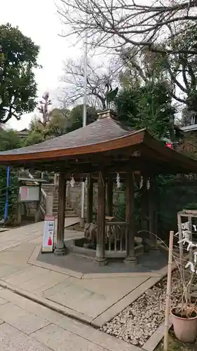 五條天神社の手水舎