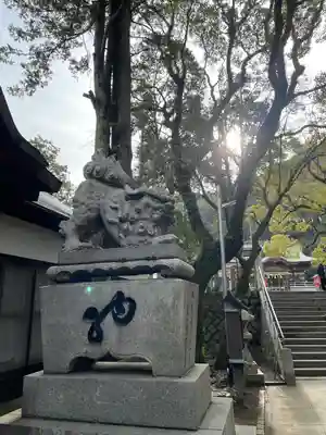 戸上神社の狛犬