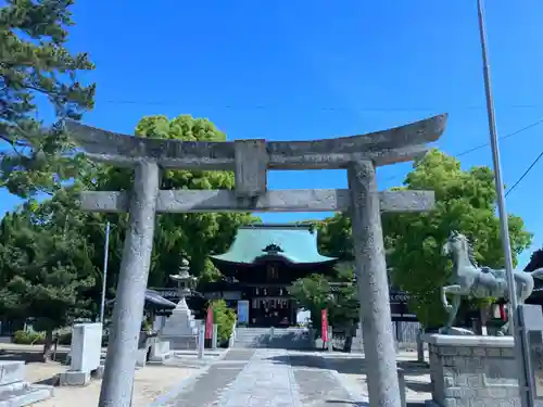 三津厳島神社の鳥居