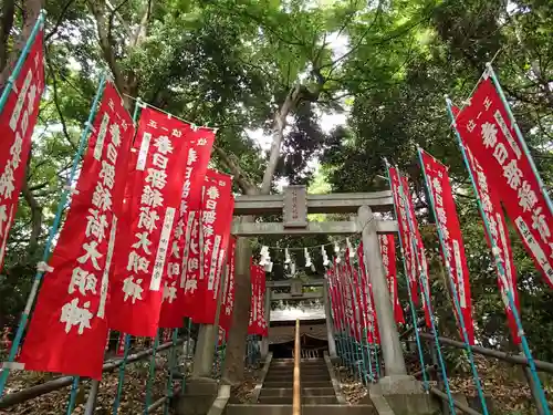 春日部稲荷神社の鳥居