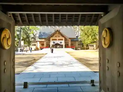 帯廣神社の山門・神門