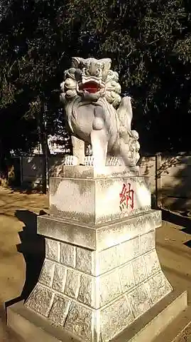 譽田八幡神社の狛犬