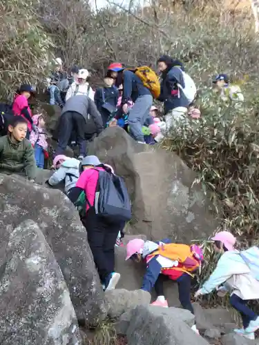筑波山神社 女体山御本殿の周辺