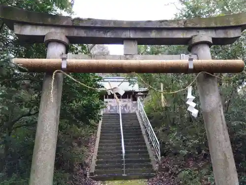 神明神社の鳥居