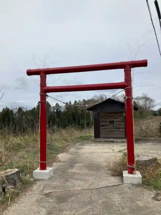 上柏崎八坂神社の鳥居