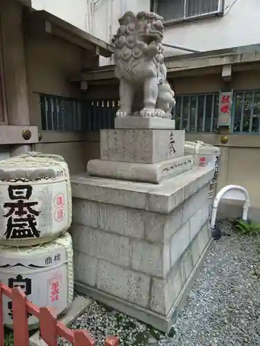 綱敷天神社の狛犬