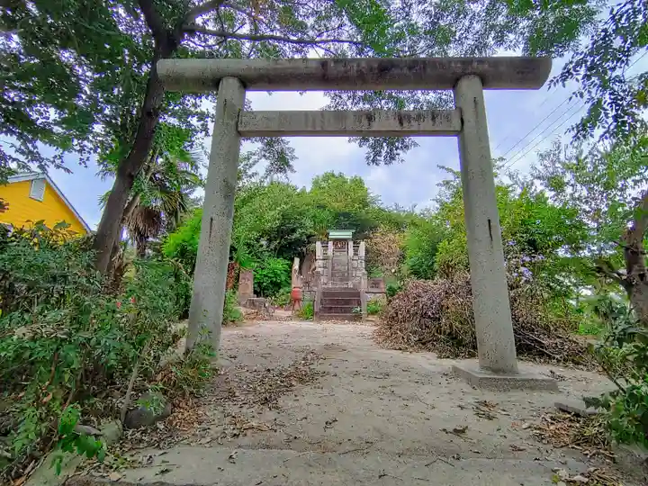 忠魂社(中味鋺)の鳥居