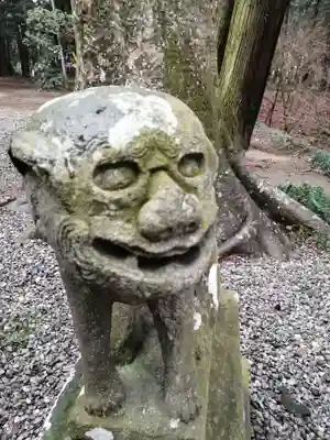 間々田八幡宮の狛犬