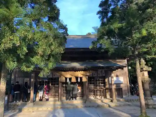 玉作湯神社の本殿