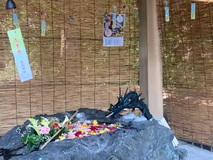 厚別神社の手水舎