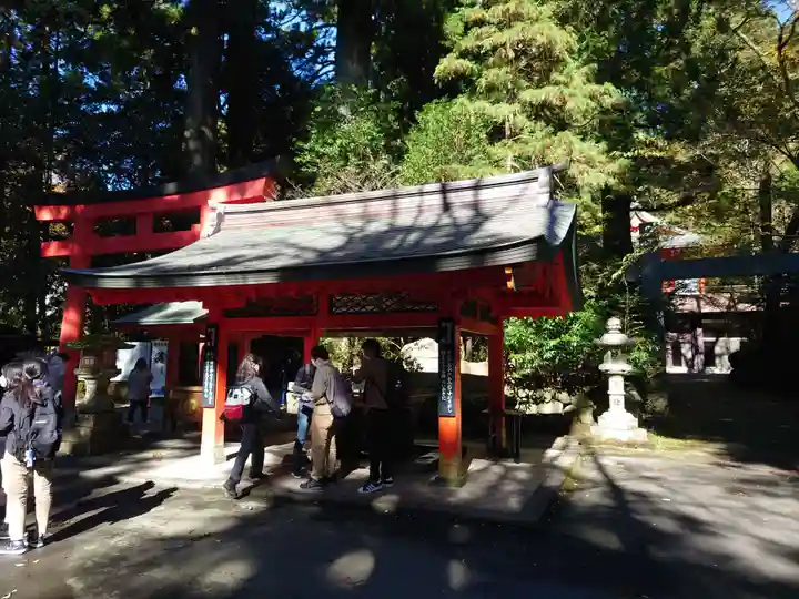 箱根神社の手水舎