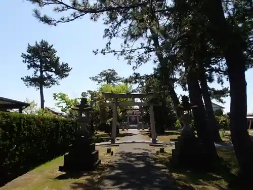 熊田神社の鳥居