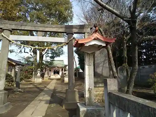 和田稲荷神社の鳥居