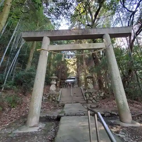 森大明神社の鳥居