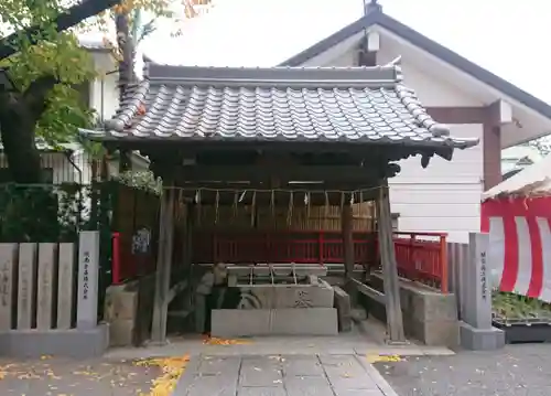 開口神社の手水