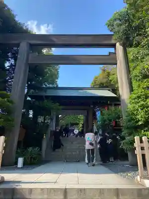 東京大神宮の鳥居