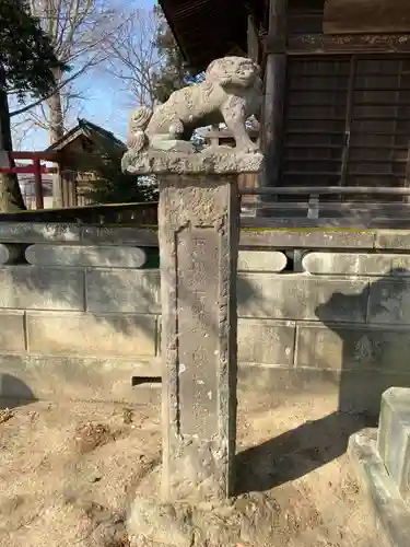 横瀬神社の狛犬