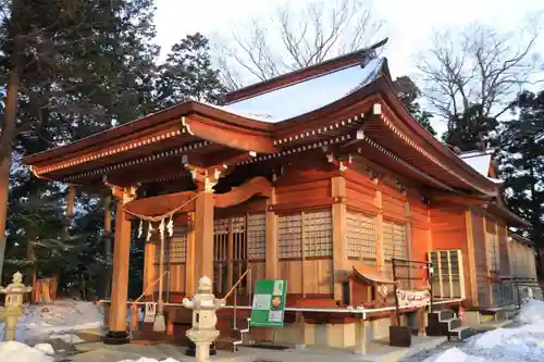 阿久津「田村神社」（郡山市阿久津町）旧社名：伊豆箱根三嶋三社の本殿