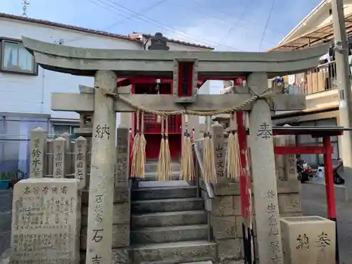 高繁大明神の鳥居