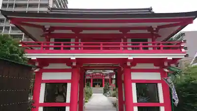 成子天神社の山門・神門