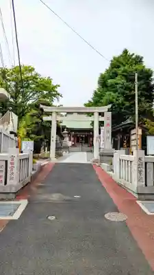 当代島稲荷神社の鳥居