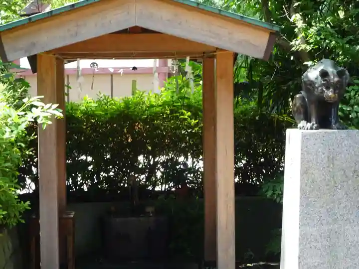 稲毛神社の手水舎