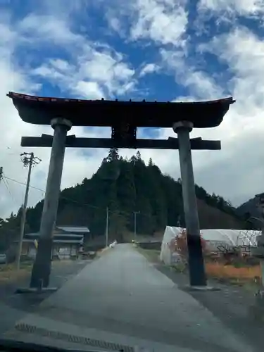 日輪神社の鳥居