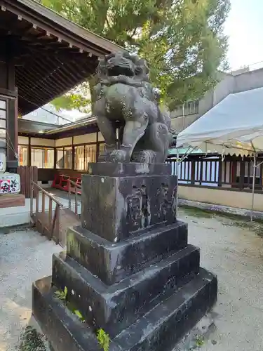 久留米宗社　日吉神社の狛犬