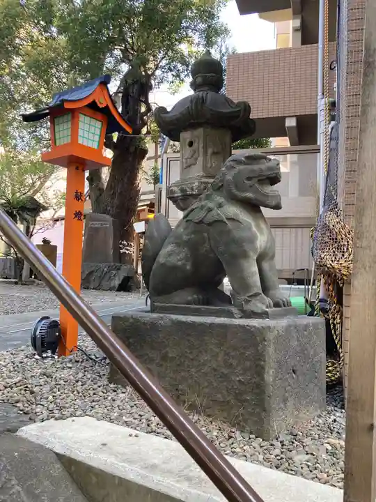 上目黒氷川神社の狛犬