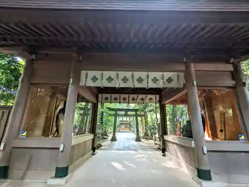 駒木諏訪神社の山門