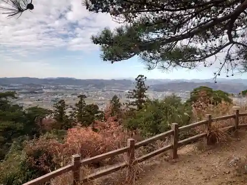 唐澤山神社の景色