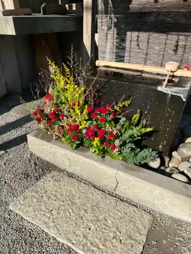 上尾御嶽神社の手水舎