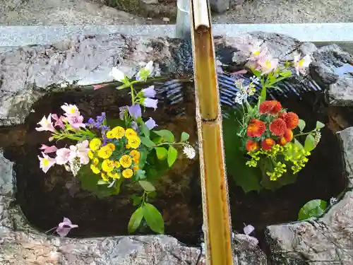 阿智神社の手水