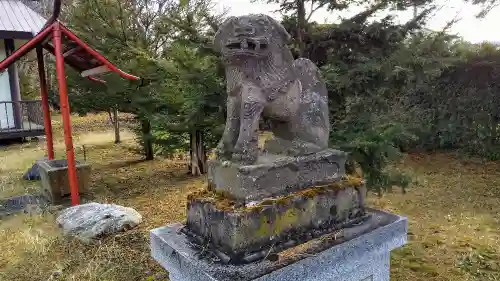 下宇莫別神社の狛犬