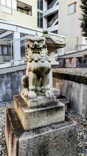 白金氷川神社の狛犬