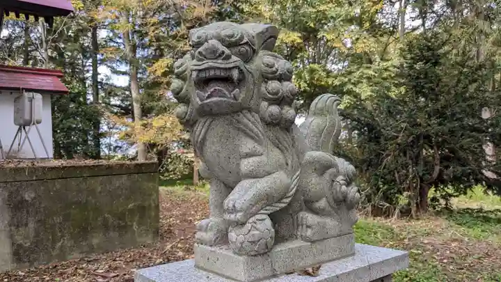 智恵文神社の狛犬