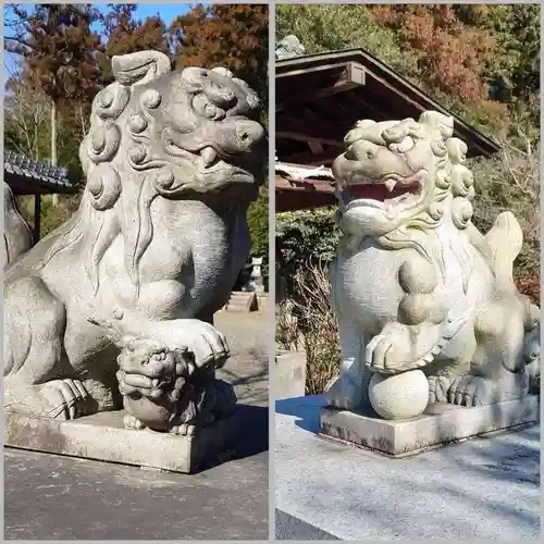 沼鉾神社の狛犬