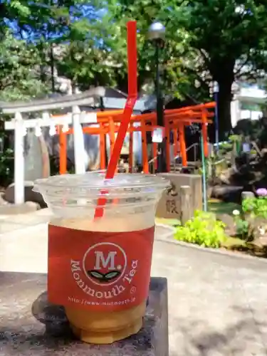 鳩森八幡神社の食事